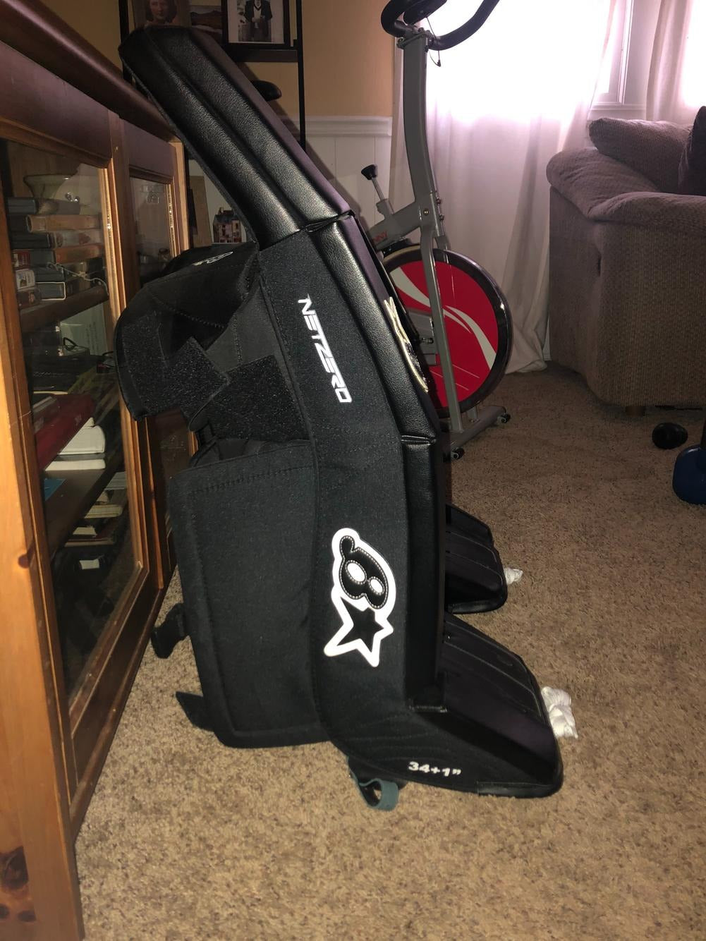 Black New Senior 34" Brian's NetZero Goalie Leg Pads