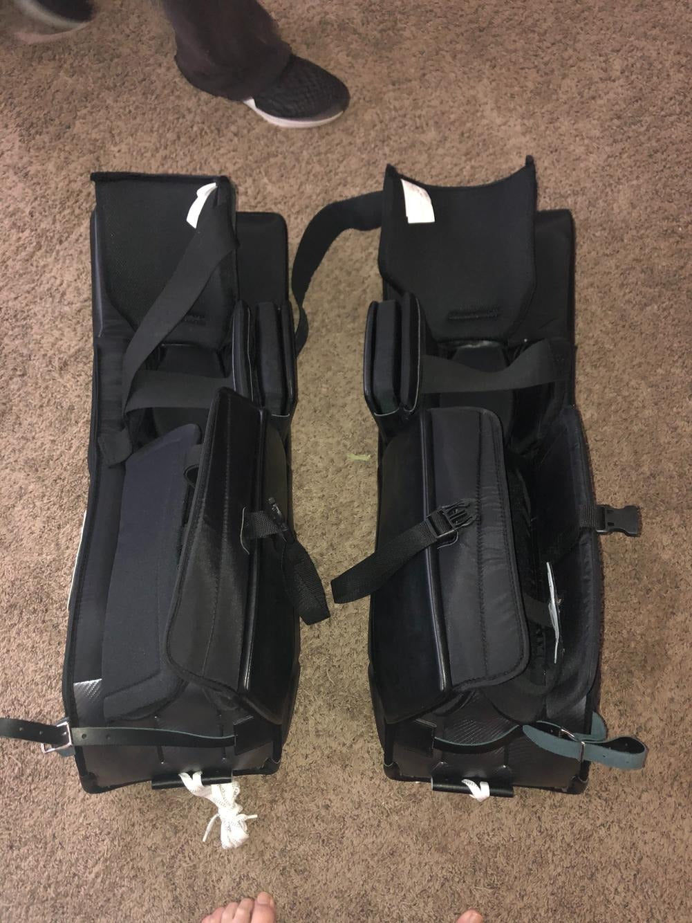 Black New Senior 34" Brian's NetZero Goalie Leg Pads